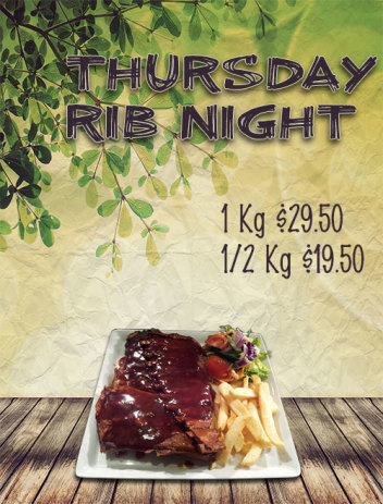 Thursday Rib Night